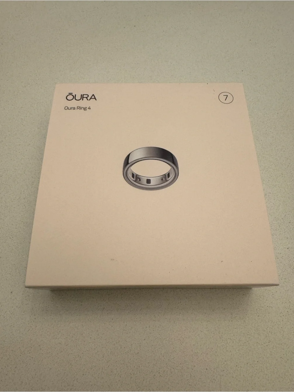 NEW & UNOPENED Oura Ring 4 – Silver – Size 7